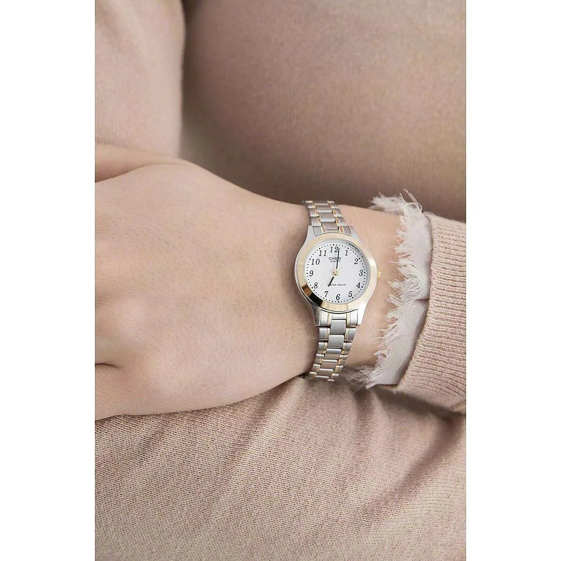 Orologio donna Casio collezione argento ltp-1263pg-7beg