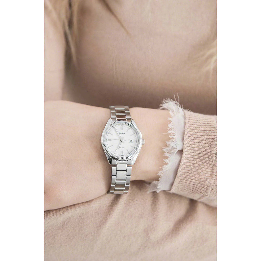 Orologio donna Casio collezione argento ltp-1302pd-7a1veg