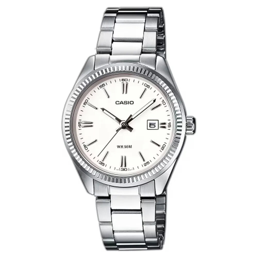 Orologio donna Casio collezione argento ltp-1302pd-7a1veg