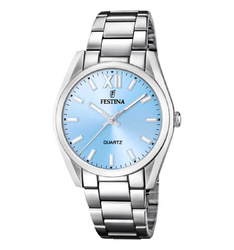 Orologio Festina donna con quadrante azzurro F20622/3