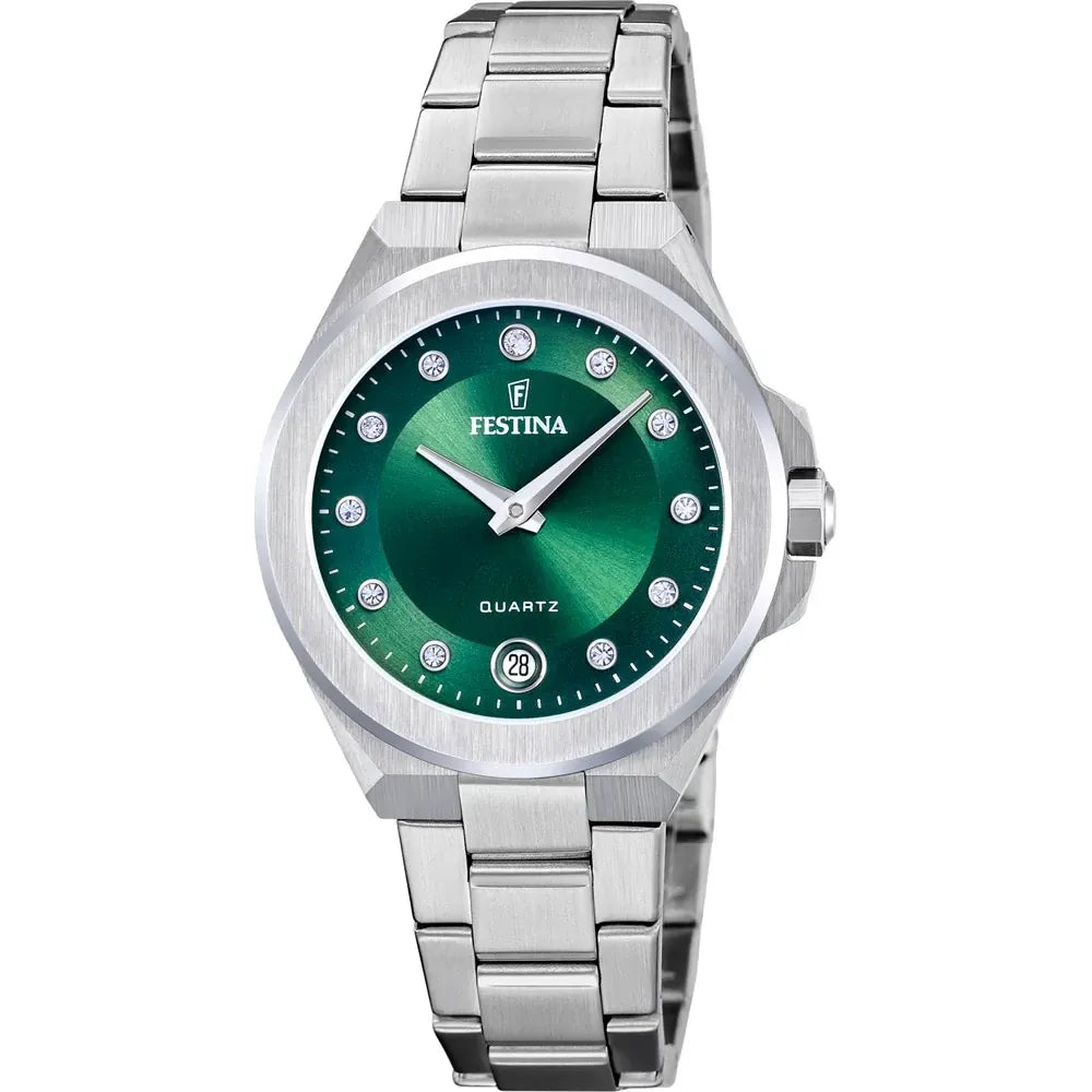 Orologio donna Festina mademoiselle quadrante verde f20700/4