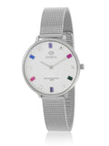 Orologio donna Marea in acciaio con strass B41290/1