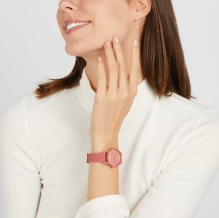 Orologio donna Stroili solo tempo con cinturino in silicone rosa cassa in acciaio 1668345