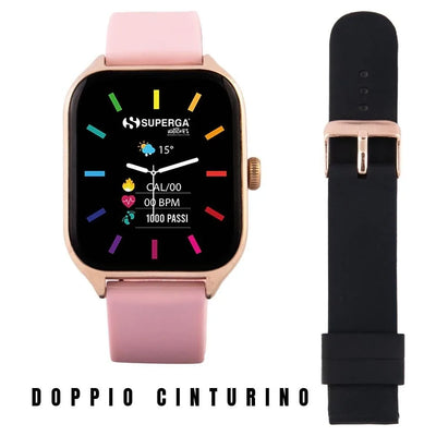 Orologio donna Superga Smartwatch Uniko SWT-STC007 doppio cinturino