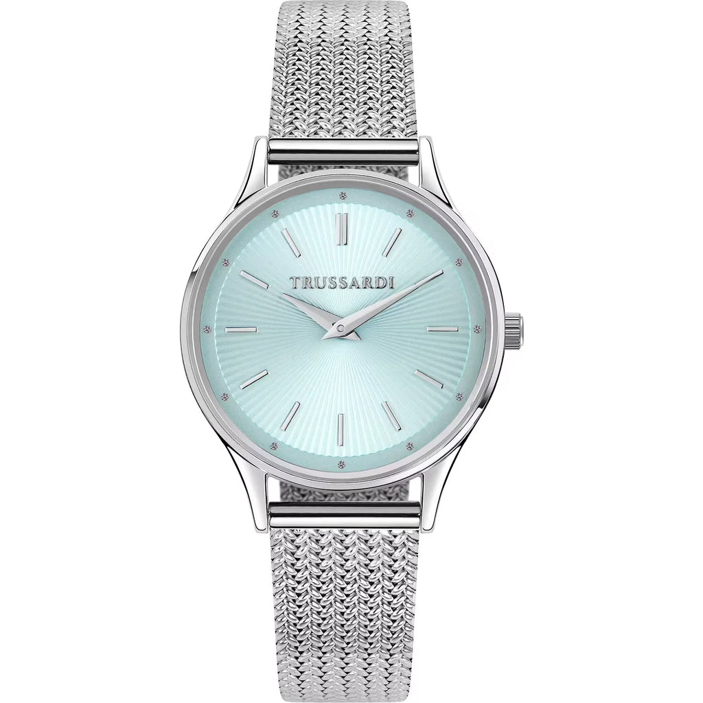 Orologio donna Trussardi in acciaio con quadrante azzurro R2453152515