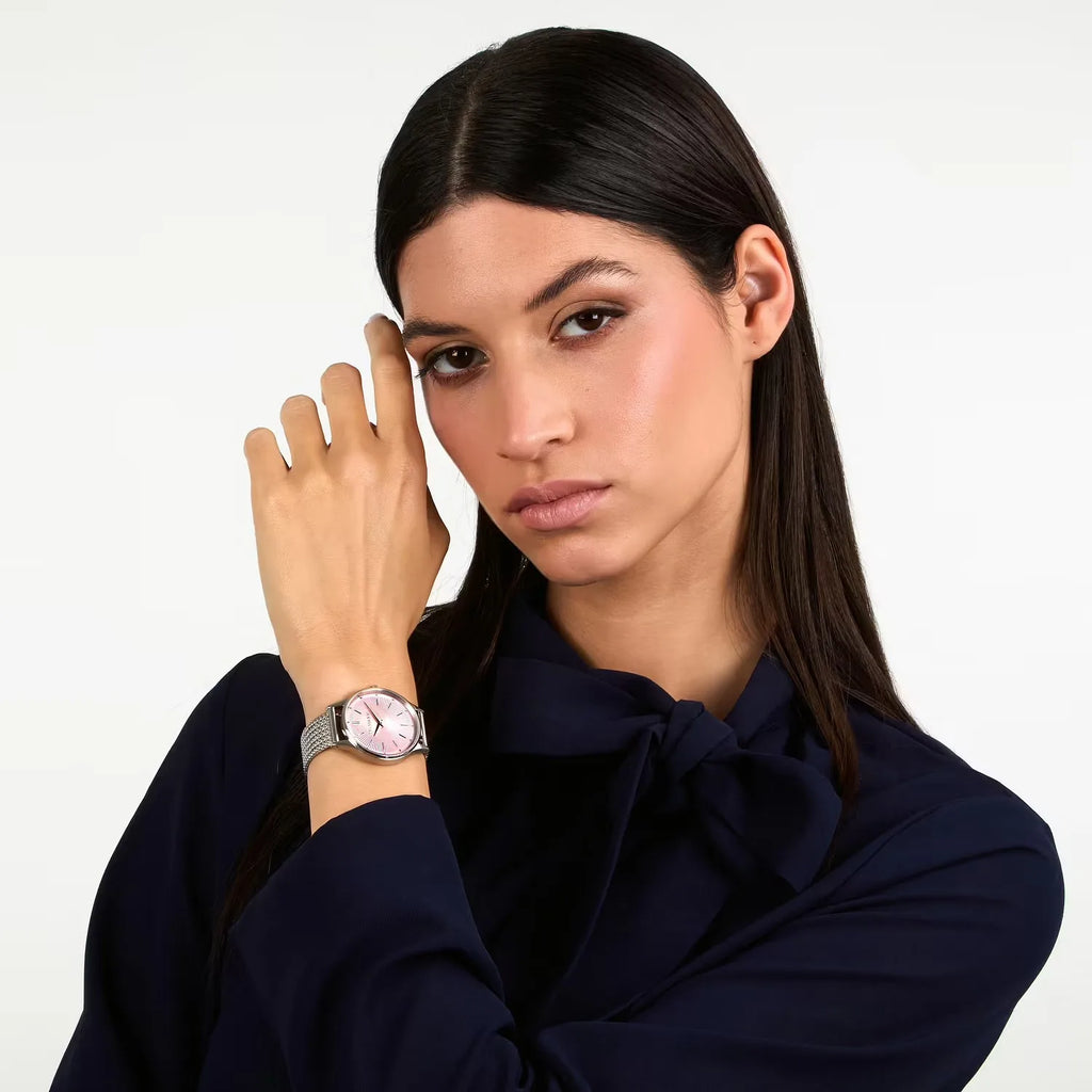 Orologio donna Trussardi in acciaio con quadrante rosa r2453152514