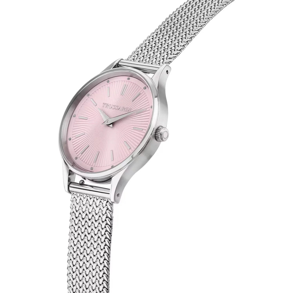 Orologio donna Trussardi in acciaio con quadrante rosa r2453152514