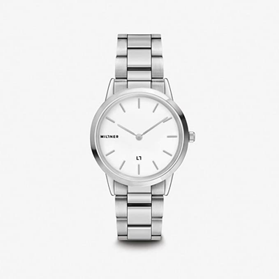 Millner Chelsea S Silver Damen-Uhr Edelstahl MLW0002