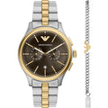Herrenuhr und Armband Emporio Armani World Explorer AR80084SET