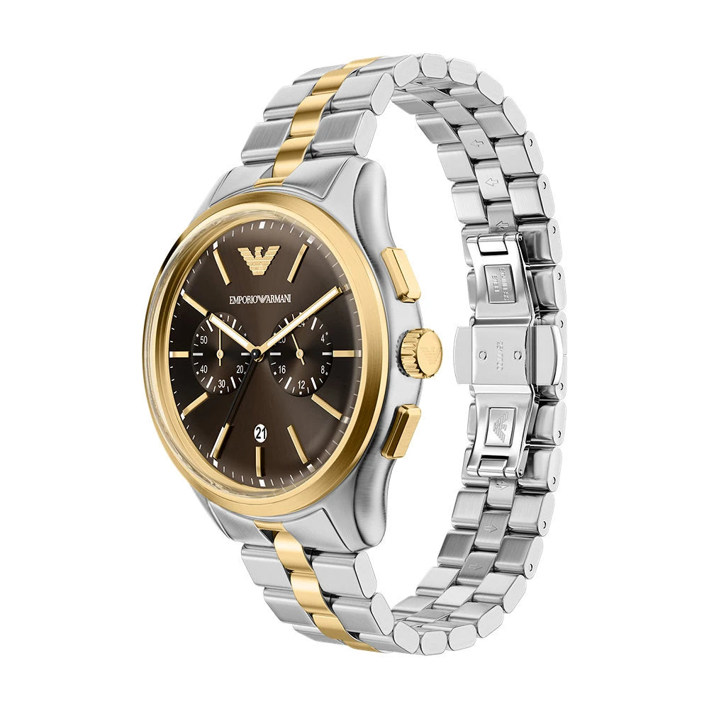 Herrenuhr und Armband Emporio Armani World Explorer AR80084SET