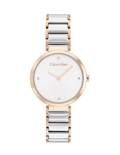 1681246 Calvin Klein Damenarmbanduhr aus Stahl