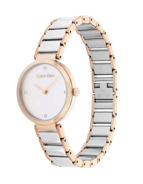 1681246 Calvin Klein Damenarmbanduhr aus Stahl