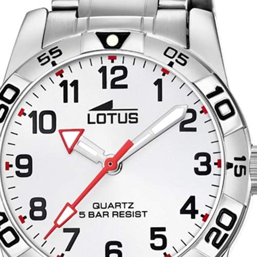 Orologio in acciaio 316L 18664/1 Lotus da uomo/bambino