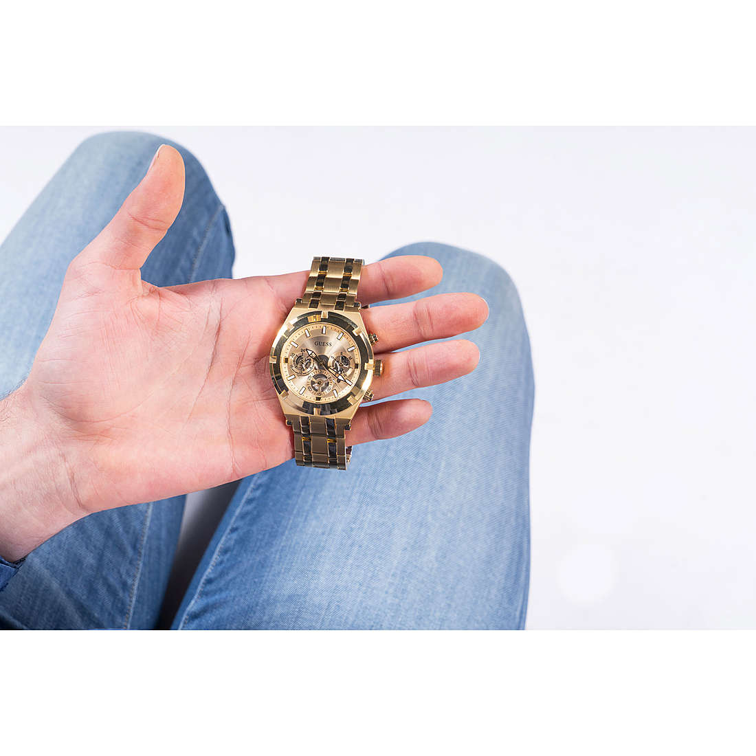 Orologio multifunzione uomo Guess Connoisseur gw0260g4
