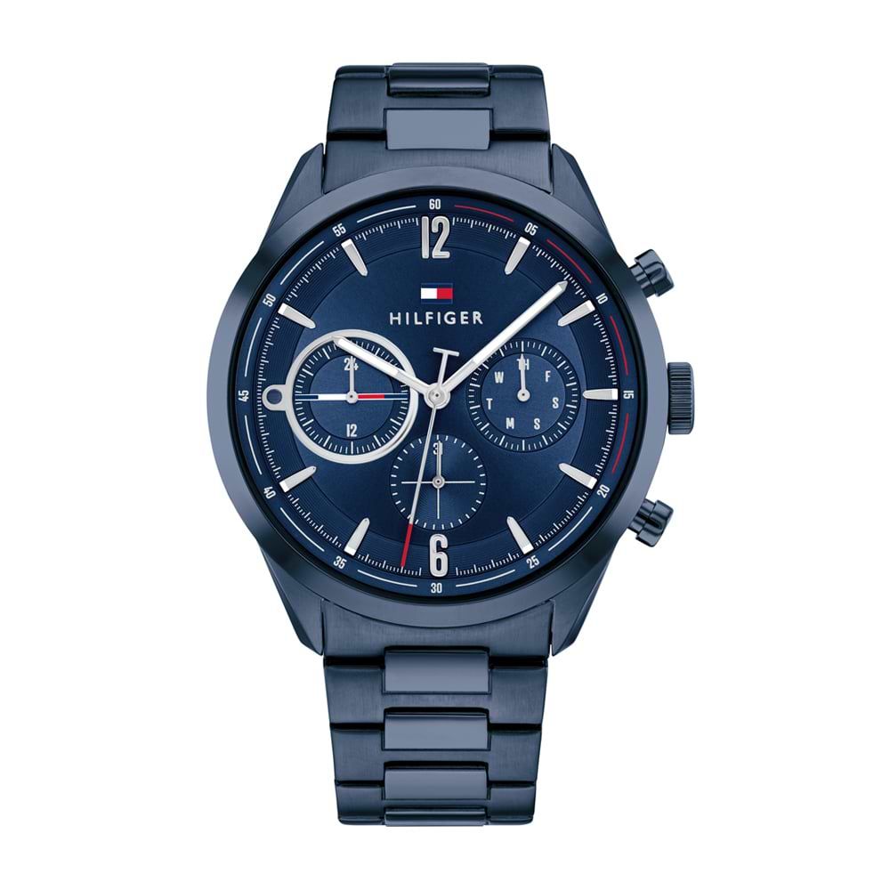 Orologio multifunzione uomo Tommy Hilfiger matthew quadrante blu 1680666