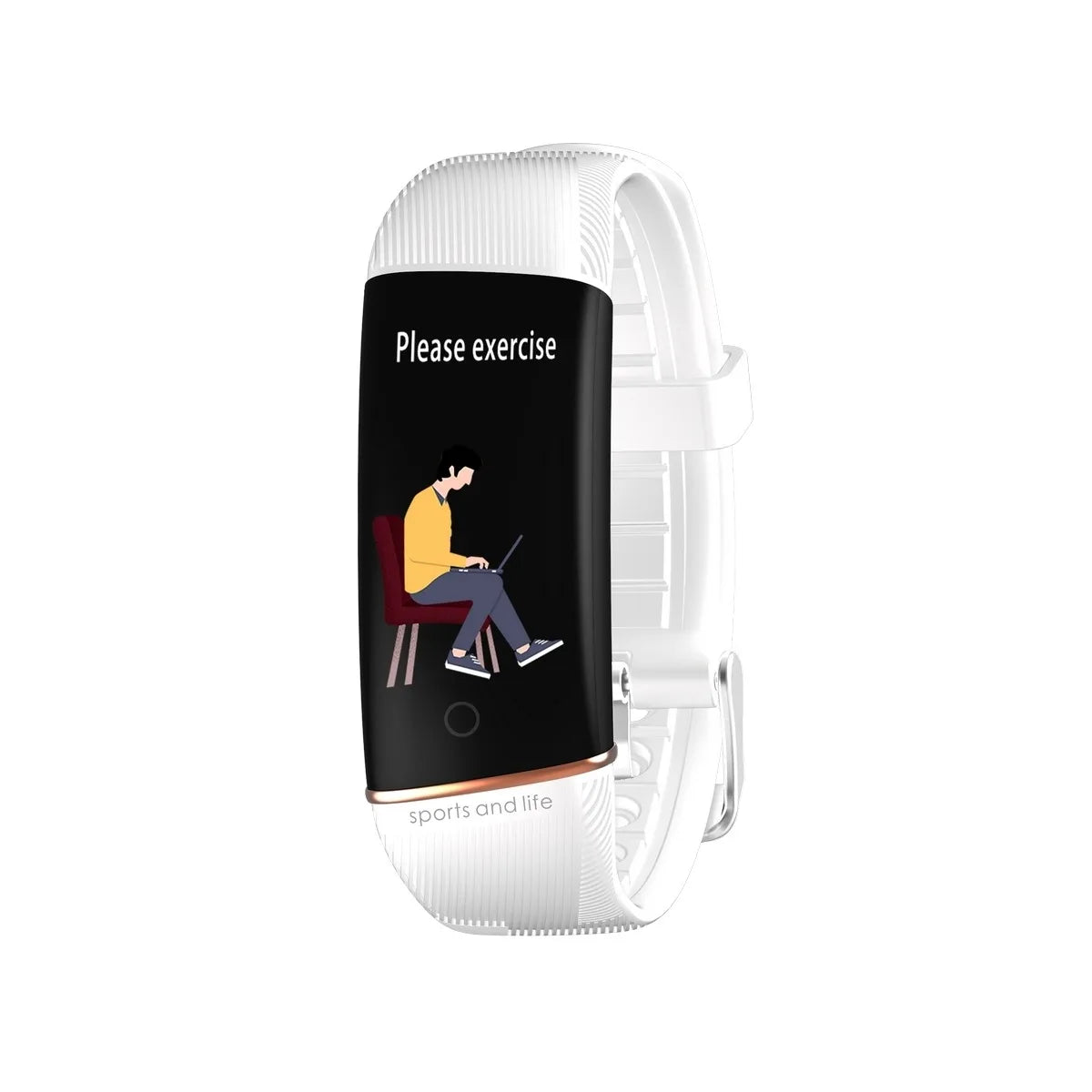 Orologio smartwatch unisex cinturino bianco Smarty 2.0 SW006B
