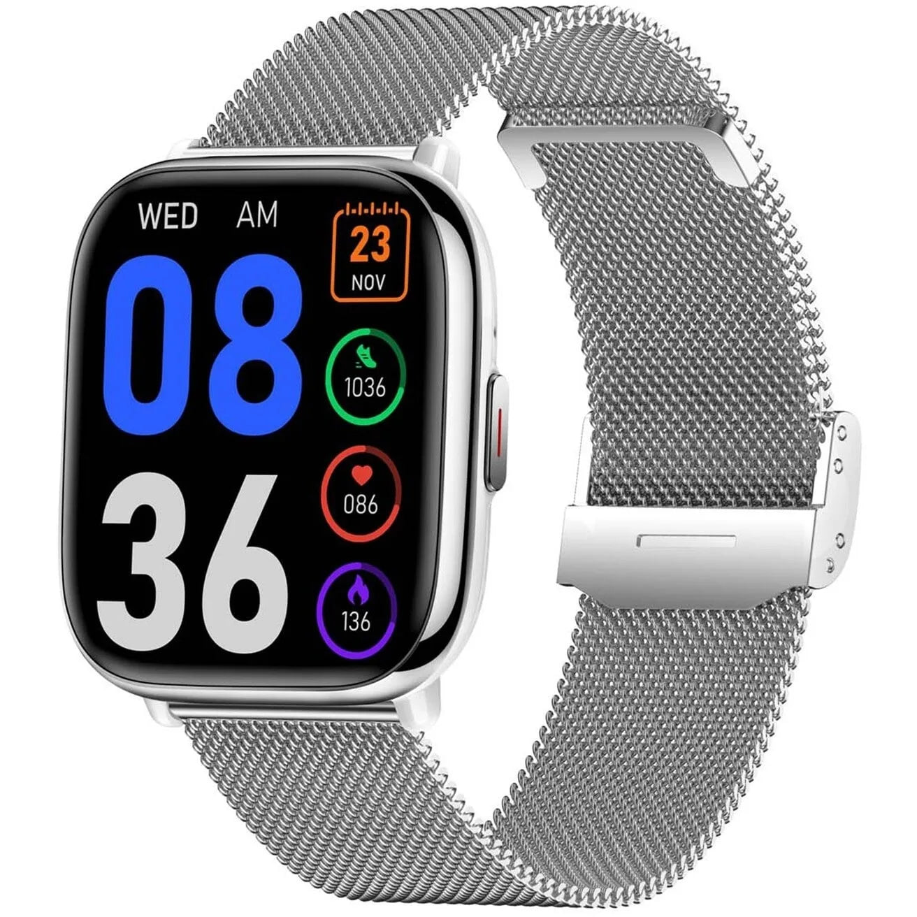Orologio smartwatch unisex cinturino in acciaio Smarty 2.0 SW081F