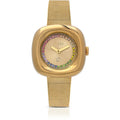 Orologio solo tempo donna Ops Objects Curvy acciaio dorato OPSPW-1079