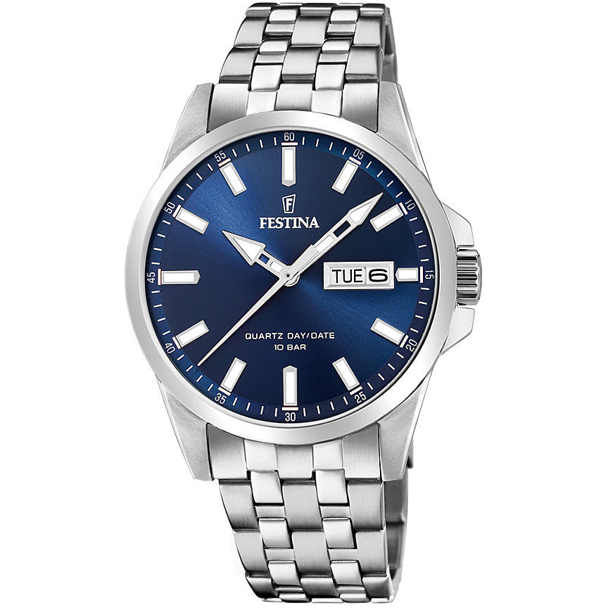 Orologio solo tempo uomo Festina Acero Clasico f20357/3