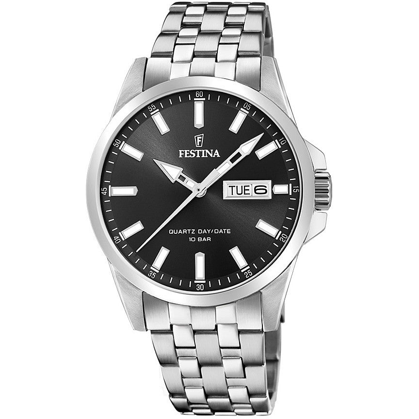 Orologio solo tempo uomo Festina Acero Clasico f20357/4