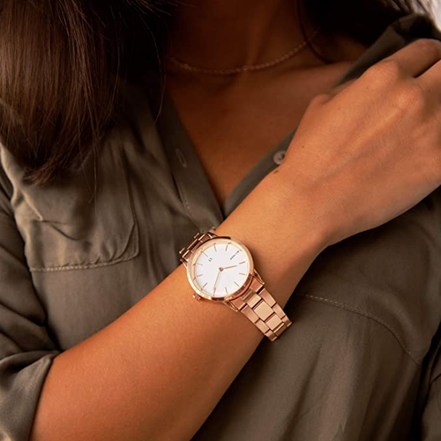 Unisex Millner Chelsea Roségold Edelstahl Quarzuhr MLW0005