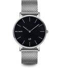Orologio unisex solo tempo Millner Mayfair S Silver Black in acciaio MLW0015