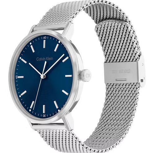 Orologio uomo Calvin Klein in acciaio quadrante blu 1681260