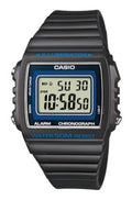 Casio W-215H-8AVEF Herrenuhr, 7 Jahre Batterielaufzeit, Alarm, Stoppuhr, 50 Meter wasserdicht, Beleuchtung