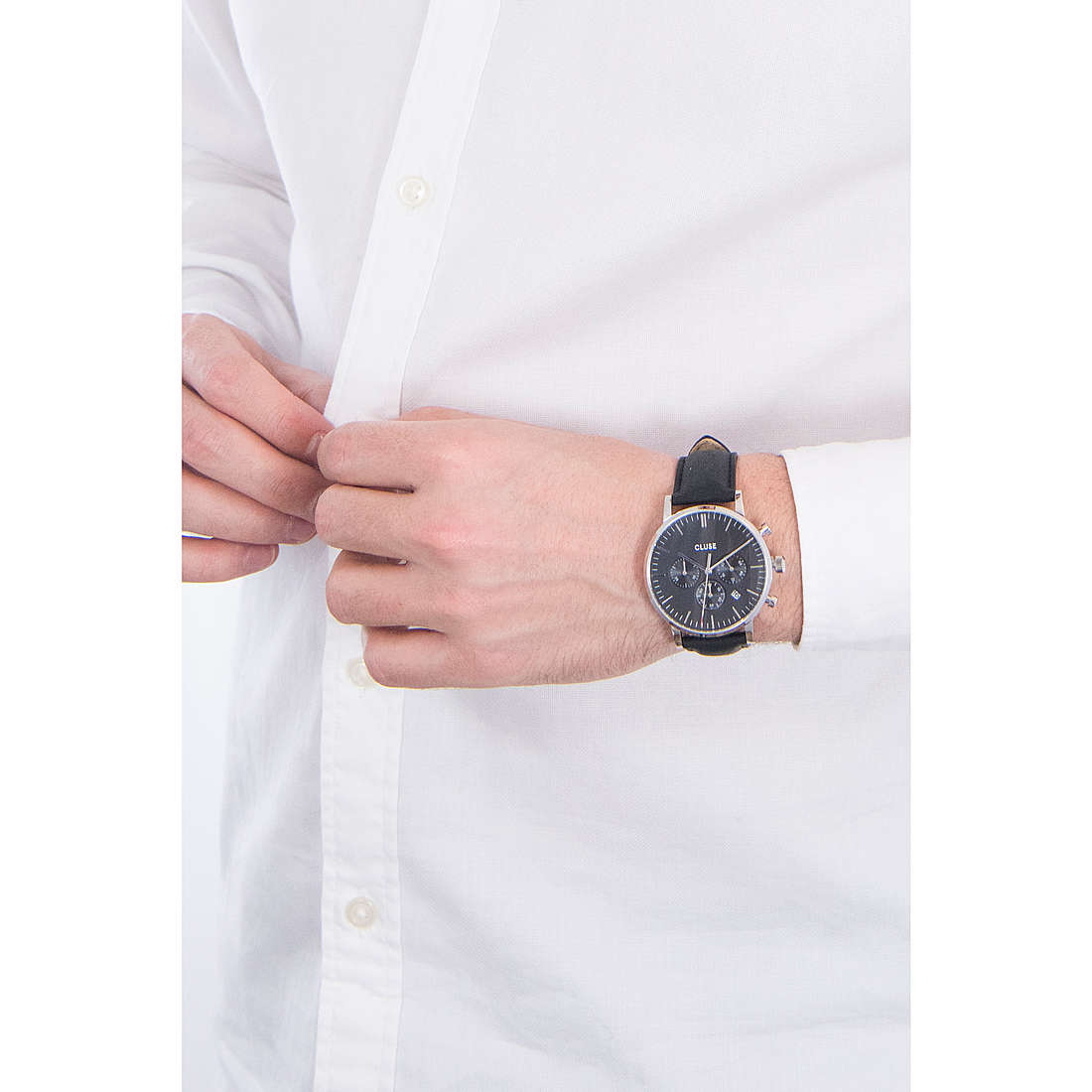 Orologio uomo Cluse cronografo cw0101502001 nero