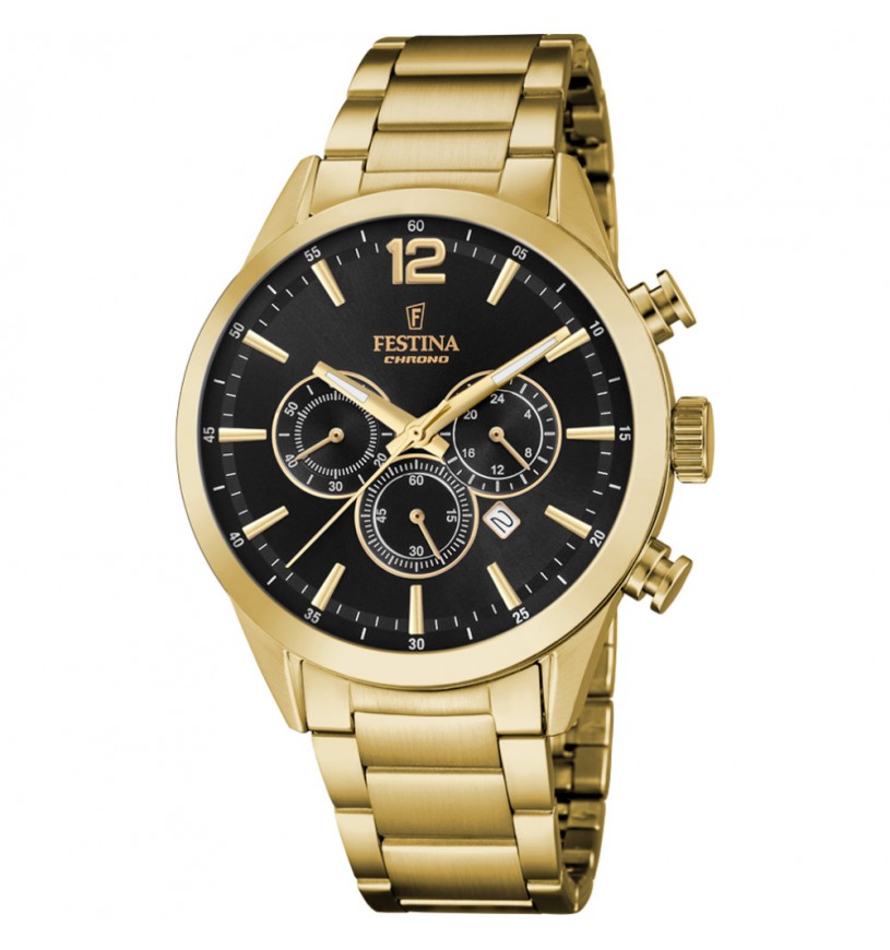 Orologio uomo Festina Timeless dorato F20633/3