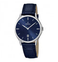 Orologio uomo Festina cinturino in pelle blu classico f16745/3
