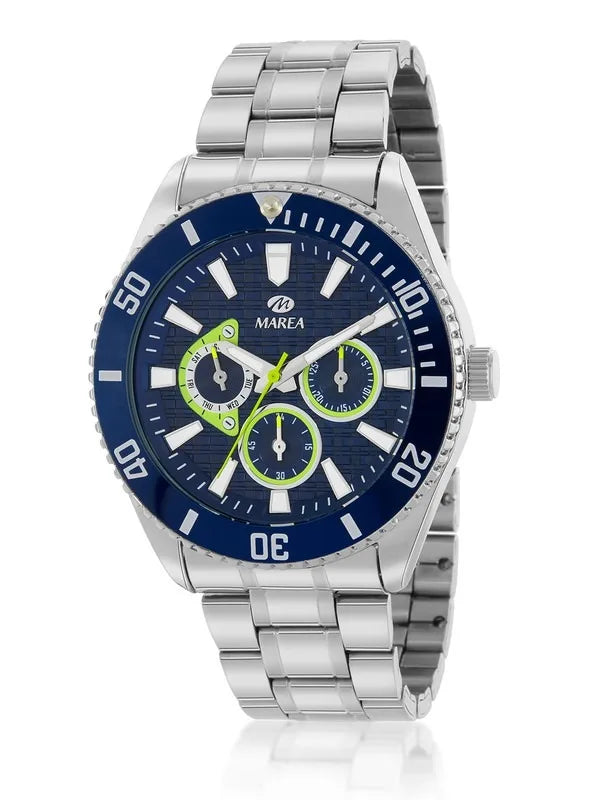 Orologio uomo Marea in acciaio con quadrante blu B41393/2
