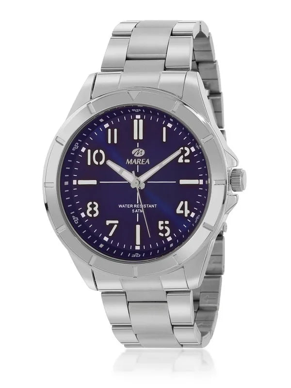 Orologio uomo Marea in acciaio con quadrante blu b41336/3