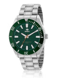 Orologio uomo Marea in acciaio con quadrante verde B41391/3