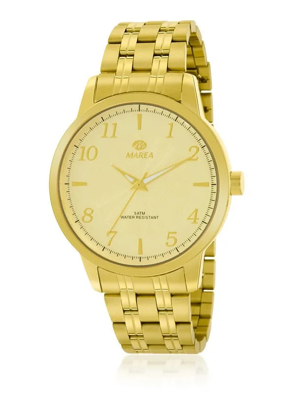 Orologio uomo Marea in acciaio dorato b36177/4