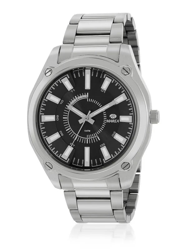 Orologio uomo Marea in acciaio e con quadrante nero b41347/2