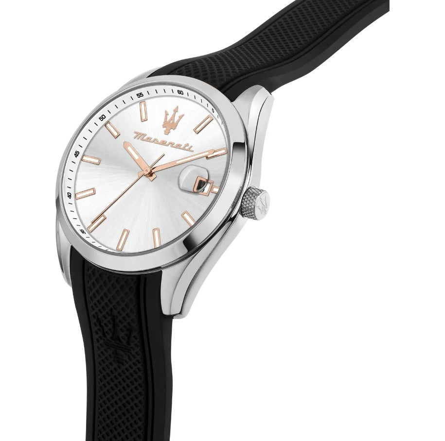 Orologio uomo Maserati attrazione cinturino in gomma r8851151006