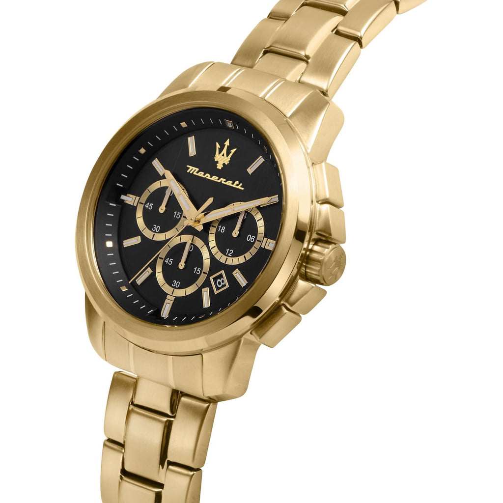 Orologio uomo Maserati successo dorato R8873621013