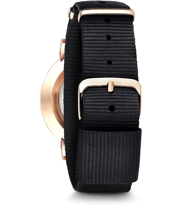 Orologio uomo Millner Hallfieeld Black Fabric in acciaio e stoffa MLW0032