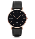 Orologio uomo Millner Hallfieeld Dark One in acciaio e pelle MLW0029