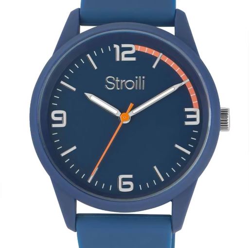 Orologio uomo Stroili so fancy malta quadrante blu 1674249