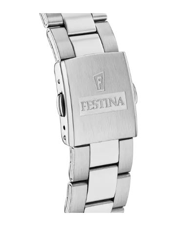 Herrenuhr Festina Timeless Chronograph Edelstahl F16820/C