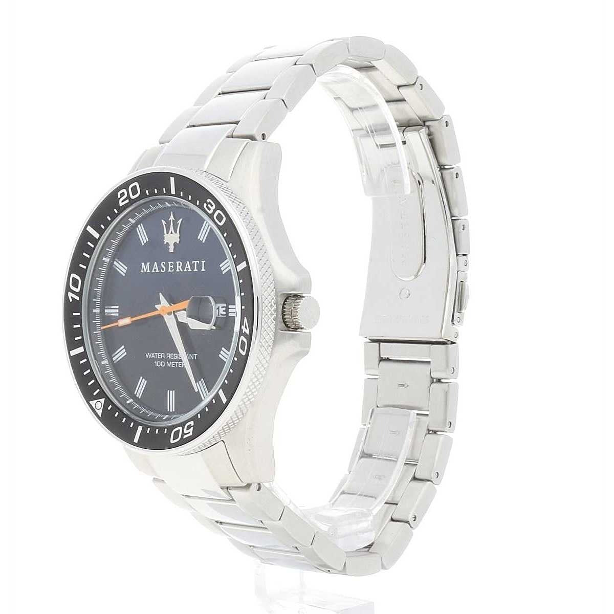 Herrenuhr mit drei Zeigern Maserati Sfida R8853140001