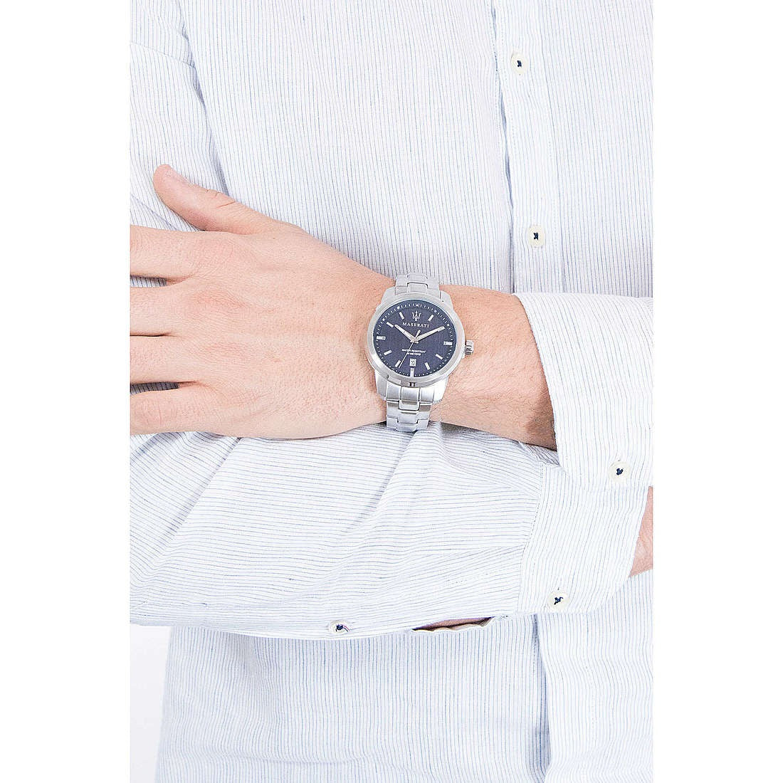 Orologio uomo solo tempo Maserati Successo R8853121004 in acciaio