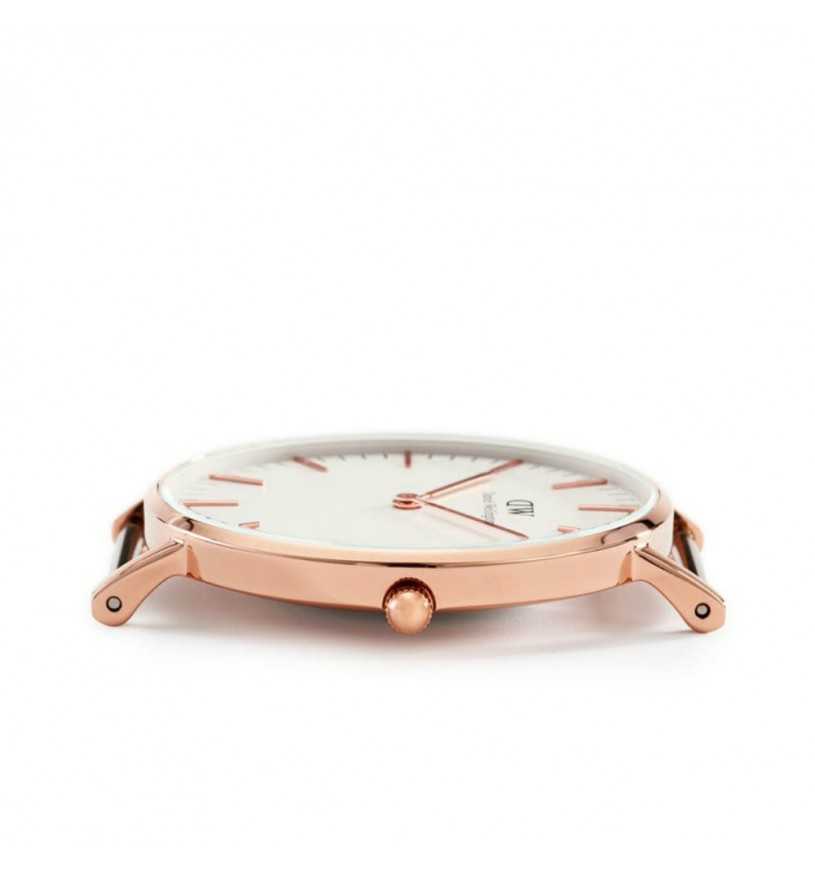 Schwarze Vintage-Uhr Daniel Wellington Classic DW00100007