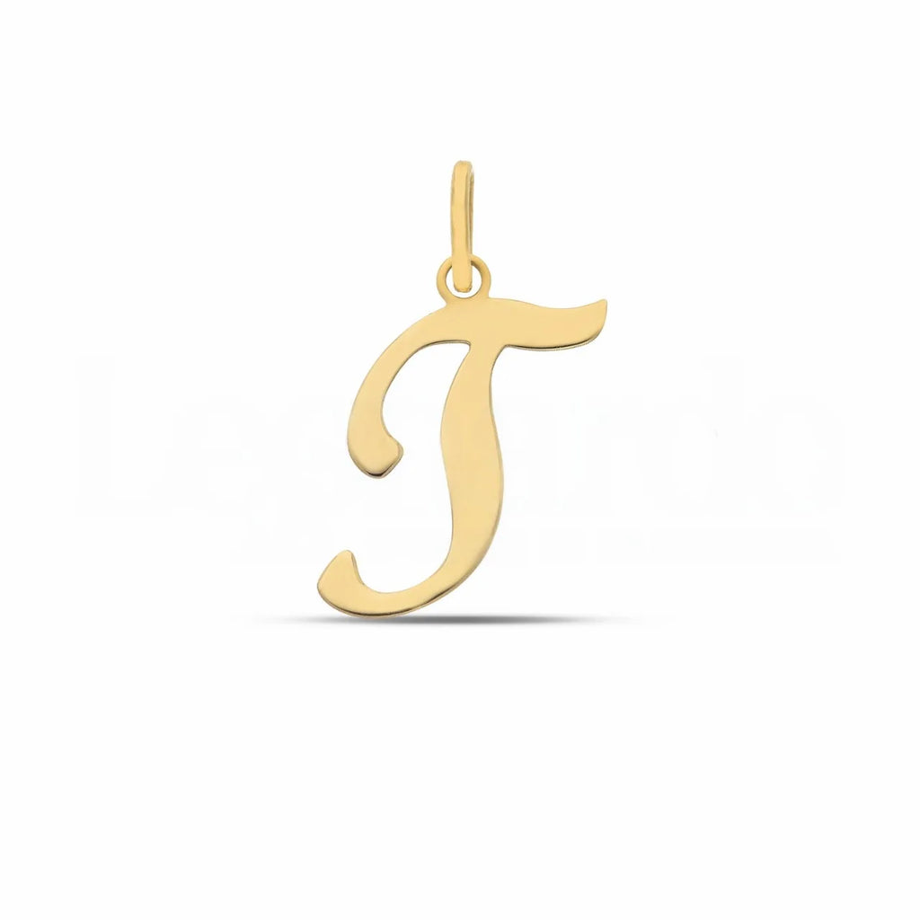Anhänger Buchstaben in 18 Karat Gelbgold