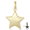 Pendente in oro giallo 18 kt a forma di stella