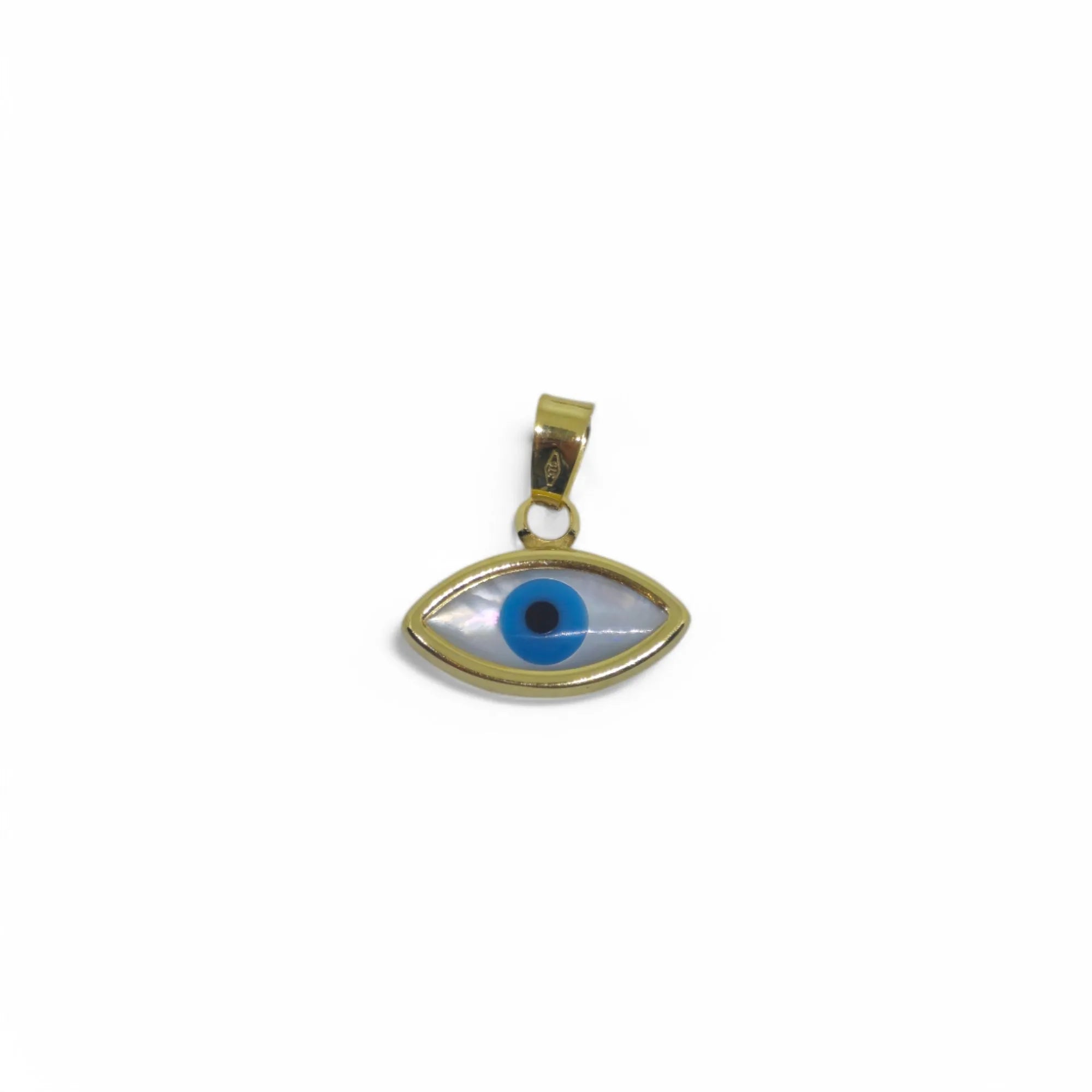 Pendente occhio di Allah in oro giallo 9 carati
