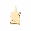 Pendente pergamena in oro giallo 18kt personalizzabile