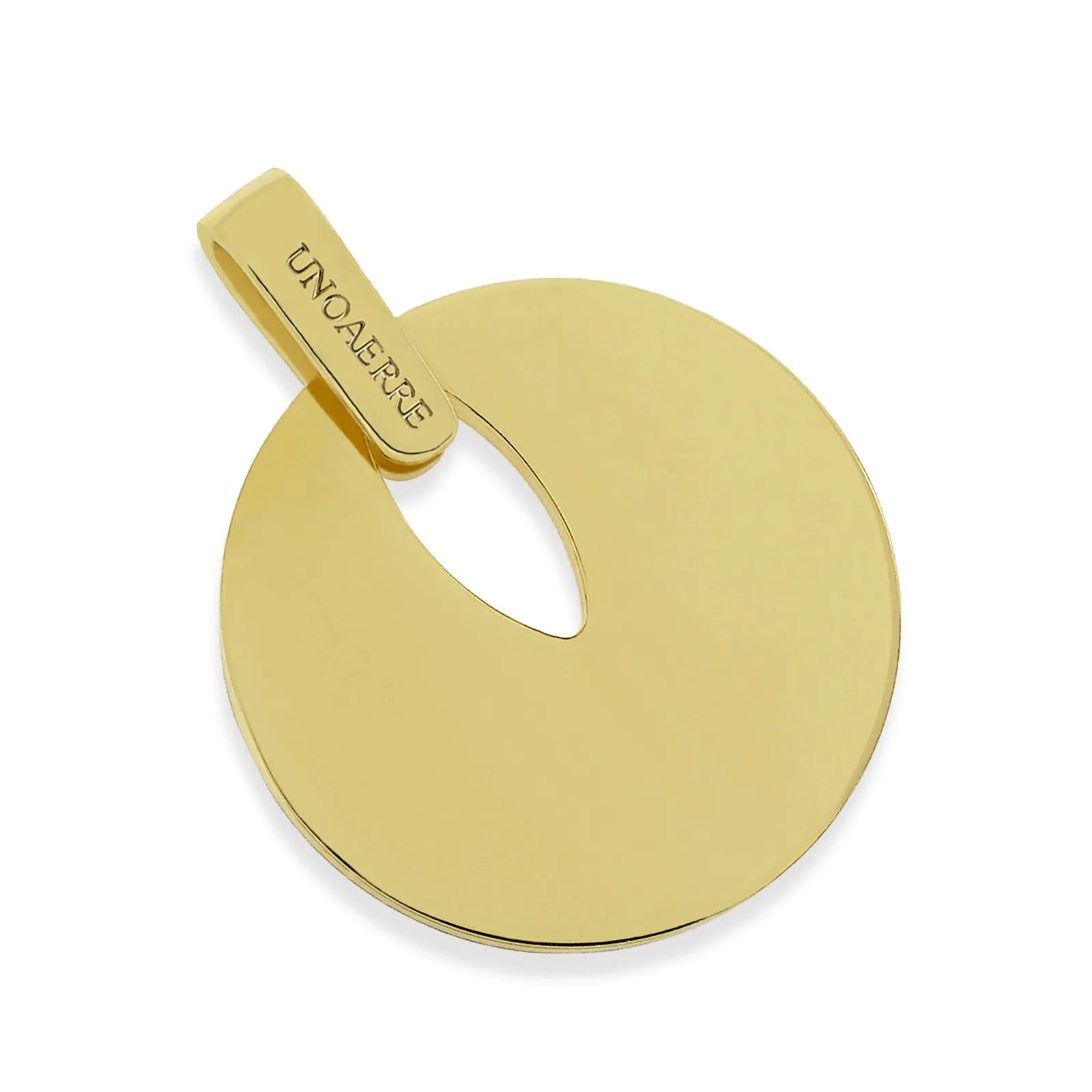 Pendente tondo dorato Unoaerre in bronzo 2548